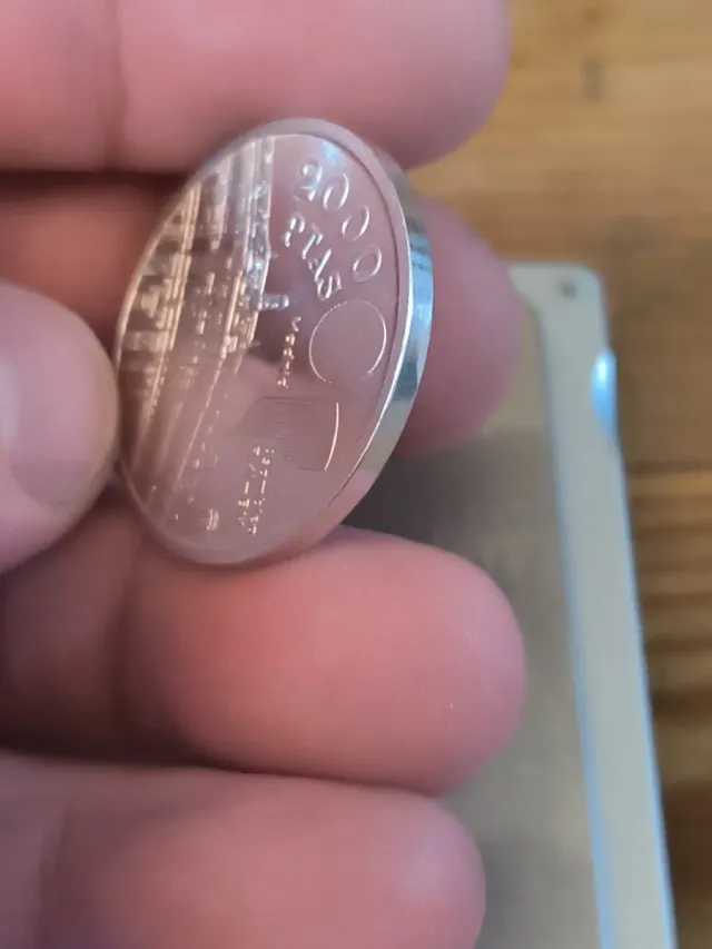 Moneda 2000 Pesetas Plata Madrid 1994