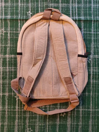 Mochila Himalayan Nepal Cáñamo. Nueva sin estrenar