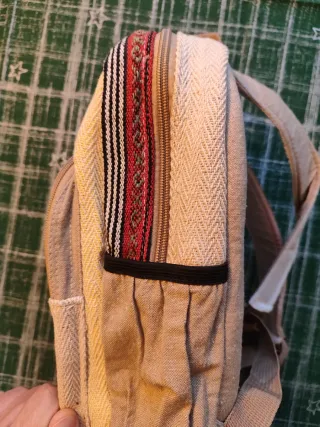 Mochila Himalayan Nepal Cáñamo. Nueva sin estrenar