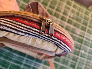 Mochila Himalayan Nepal Cáñamo. Nueva sin estrenar