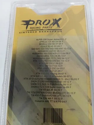 Pastilhas Travão PROX KTM Husqvarna Husaberg