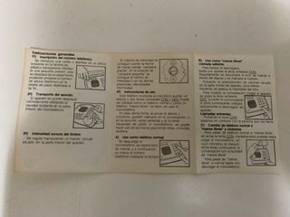 Teléfono Amper CTNE Manos Libres Verde