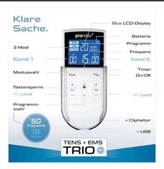 Prorelax Therapy TENS EMS TRIO