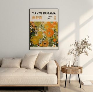 Poster di Yayoi Kusama – Arte murale giapponese co