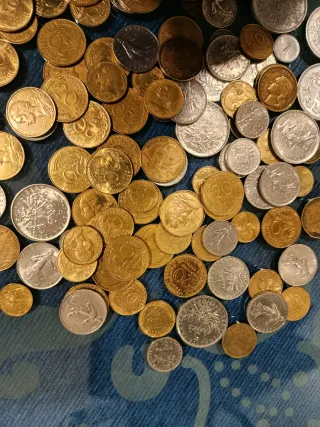 Lote de monedas antiguas