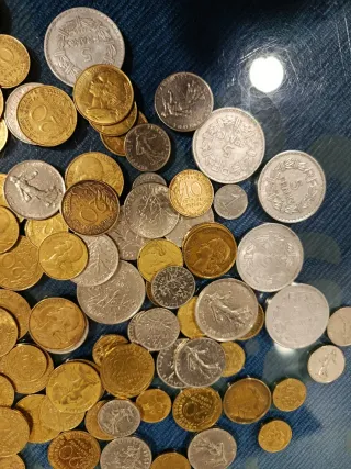 Lote de monedas antiguas