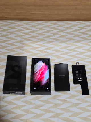 Samsung S21 Ultra 5G Negro + Funda y Cargador