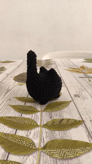 Peluche Amigurumi Gatto Nero
