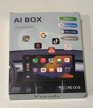 Adaptador YURNLV AI BOX CarPlay Android Auto