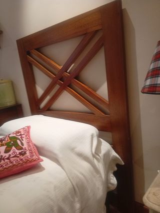 Somier abatible y cabecero de madera