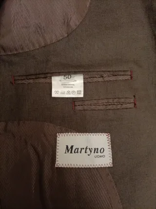 Chaqueta Lino Hombre Marrón