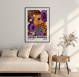 Poster di Yayoi Kusama – Arte Astratta Giapponese