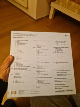 Box Vinili Alban Berg Quartett Beethoven