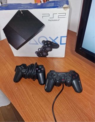 Playstation 2 Fat Nera Completa