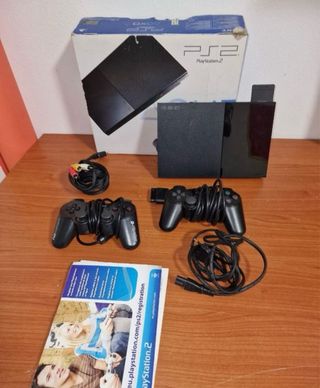 Playstation 2 Fat Nera Completa