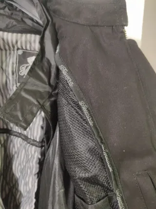 Cazadora Motera Negra