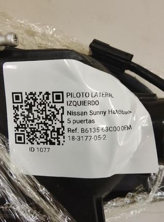 Piloto lateral izq nissan 18-3177-05-2 sunny 1077