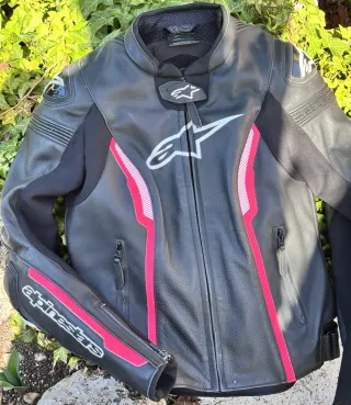 Chaqueta de cuero Alpinestars sportbike