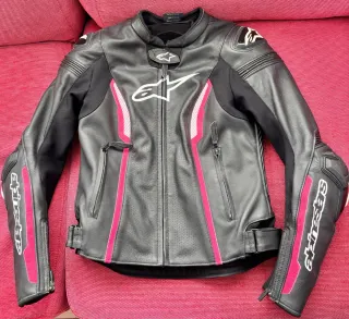 Chaqueta de cuero Alpinestars sportbike