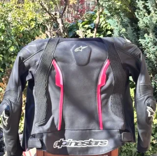 Chaqueta de cuero Alpinestars sportbike