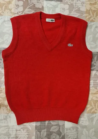 Gilet Lacoste rosso