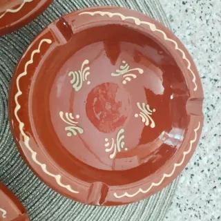 Lote 4 Ceniceros Cerámica Decorados