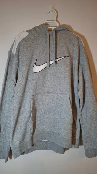 Sudadera Nike Gris con Logo