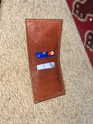 Riñonera negra de cuero original