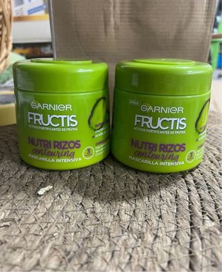 2 Mascarillas Garnier Fructis Nutri Rizos