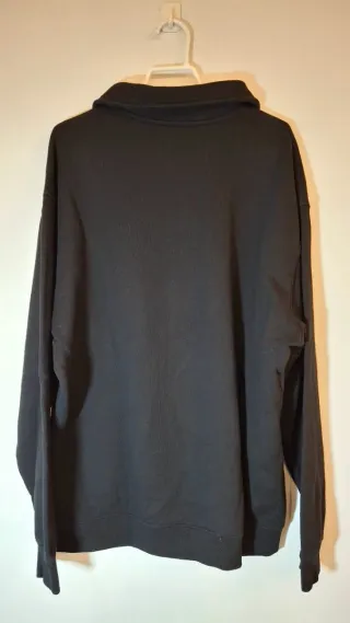 Sudadera Volcom Negra Media Cremallera Talla L