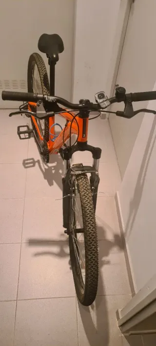 Bicicleta infantil naranja Rockrider