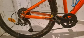 Bicicleta infantil naranja Rockrider