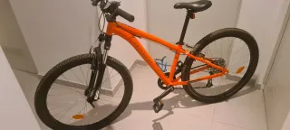 Bicicleta infantil naranja Rockrider