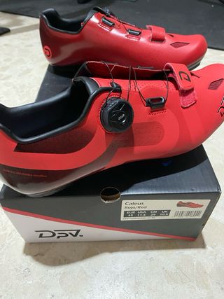Zapatillas Ciclismo Carretera DPV Roja T45