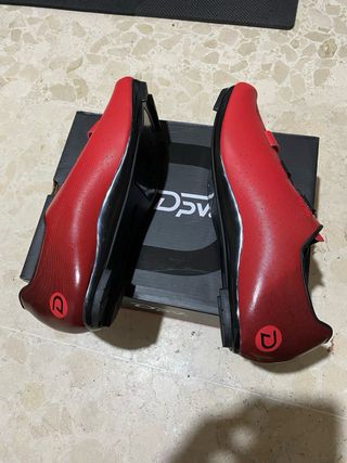 Zapatillas Ciclismo Carretera DPV Roja T45