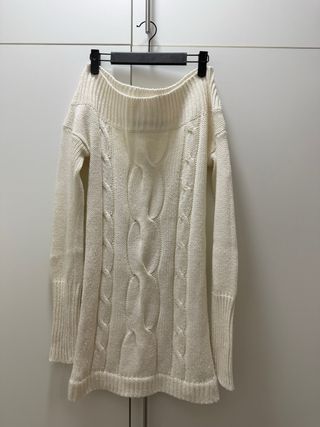 Maglione vestito Zara bianco