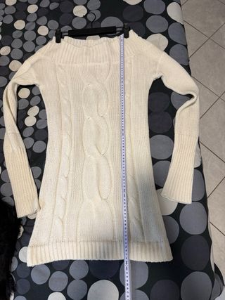 Maglione vestito Zara bianco