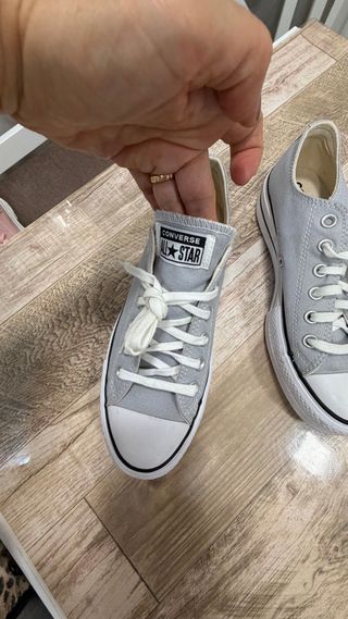 Converse All Star Plataforma Gris