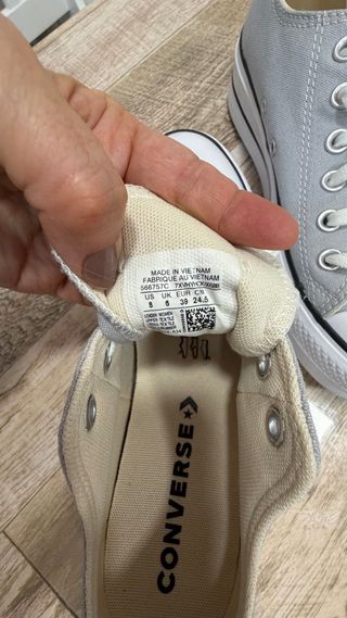 Converse All Star Plataforma Gris