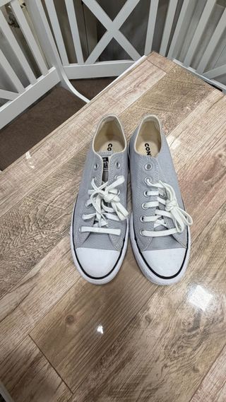 Converse All Star Plataforma Gris