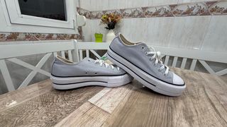 Converse All Star Plataforma Gris