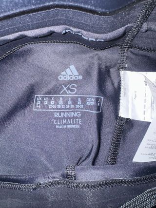 Pack 2 Mallas Adidas Adizero Running Talla XS