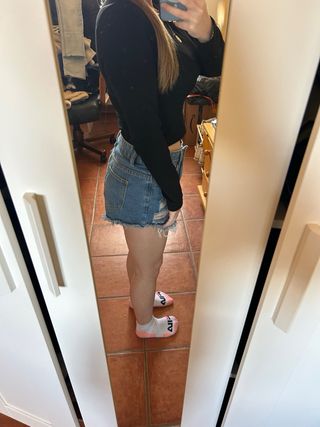 pack de 2 shorts vaqueros negros y azules