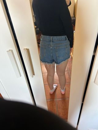 pack de 2 shorts vaqueros negros y azules