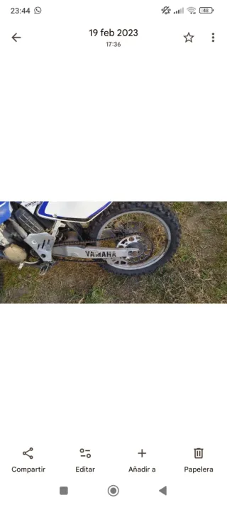 Yamaha YZ 125 Motocross