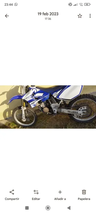 Yamaha YZ 125 Motocross