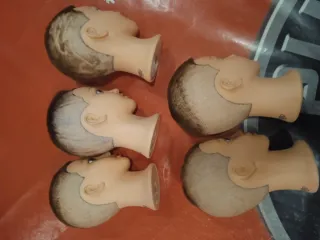5 Cabezas de Maniquí para Peluquería