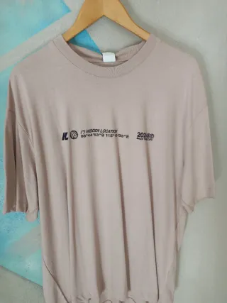 Camiseta Bershka oversize L volley hombre