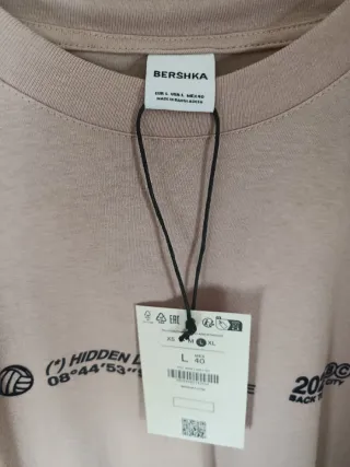Camiseta Bershka oversize L volley hombre