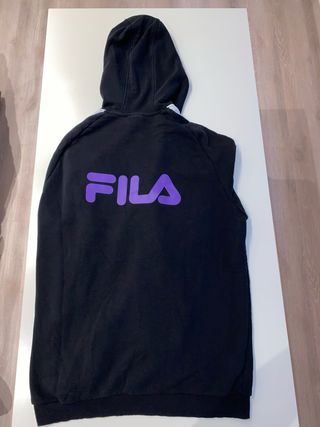 Sudadera Fila Negra y Blanca
